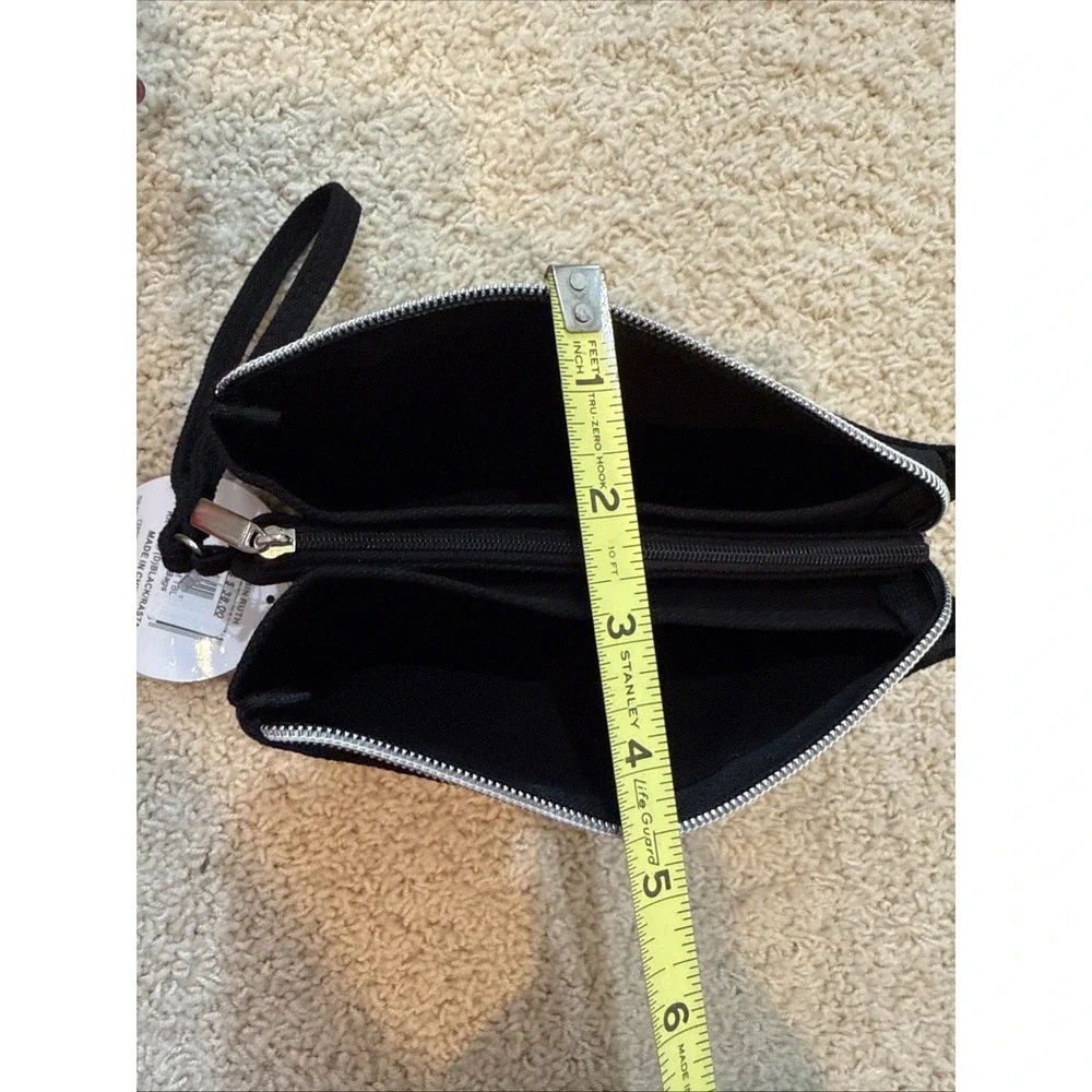 Robin Ruth Original Jamaica Wristlet Bag Zippered Strap Pockets Travel‎ Purse